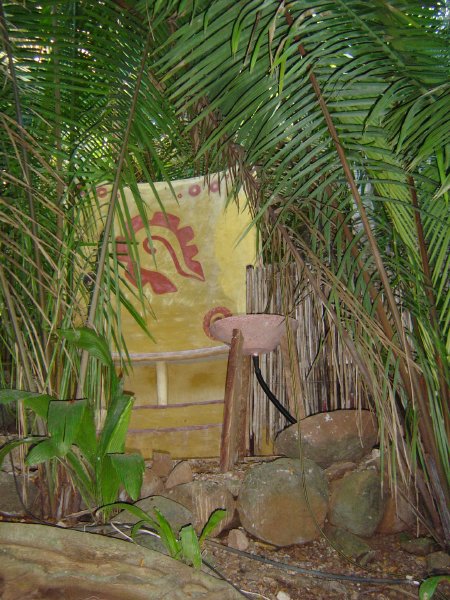 Outside washroom at Mahajua